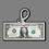 Custom Luggage Tag - Full Color 1 Dollar Bill (Face Up), Price/piece