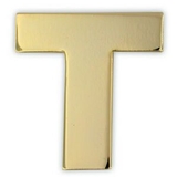 Blank Gold T Pin, 3/4