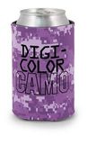 Custom DigiColor Camo Pocket Eco Coolie Can Cover (4 Color Process)