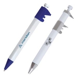 Custom White/Silver Caliper Pen, 6