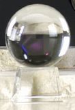 Custom Optical Crystal Gazing Ball Award w/ Base (2 3/8