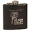 Custom 6 Oz Leather Stainless Steel Flask (screened), Price/piece