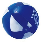 Blank Inflatable Blue & Clear Beach Ball (16