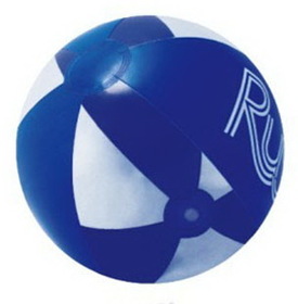 Custom Inflatable Blue & Clear Beach Ball (16")