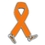 Blank Orange Awareness Walk Lapel Pin, 1" H, Price/piece