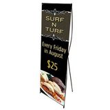 Custom Banner with Pop-up Stand