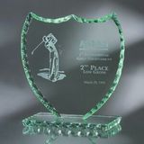 Custom Awards-optical crystal award/trophy 6 1/2 inch high, 6 1/2