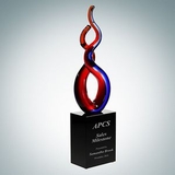 Custom Art Glass Twist Award, 12