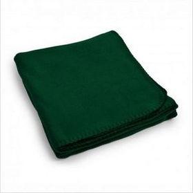 Blank Promo Fleece Throw Blanket - Forest, 50" L X 60" W
