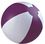 Custom 16" Inflatable Alternating Purple & White Beach Ball, Price/piece