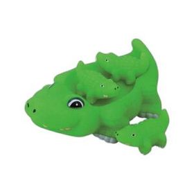 Custom Rubber Alligator Family Toy