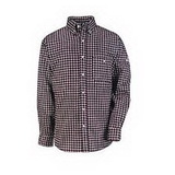 Custom Plaid Dress Shirt-Excel Fr Comfortouch 6.5 Oz