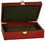 Custom Rosewood Finish Gift Box, 7 3/4" W x 2 3/8" H x 6 1/4" D, Price/piece