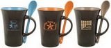 Custom Latte Spoon 12 Oz. Ceramic Mug