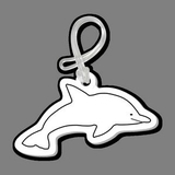 Custom Dolphin (Outline) Bag Tag