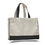 Blank Canvas Gusset Tote with Self Fabric Handles, 17" W x 13" H x 5" D, Price/piece