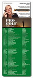 Custom Magna-Card Business Card Magnet Golf Schedules (3.5