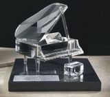 Custom Medium Crystal Piano Award