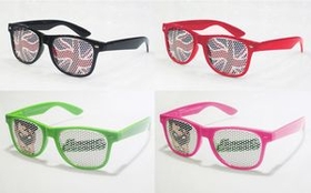 Custom Graphic Sunglasses, 5 3/4" L x 1 3/4" W