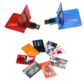 Custom 4GB Business Card Flash Drive, 3 1/4" L x 2" W