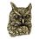 Blank Owl Mascot Fully Modeled 3 Dimensional Pin, Price/piece