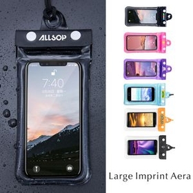 Advertising Waterproof Case, Custom Logo Waterproof Phone Pouch, Customised Underwater Dry Bag, 3.94" L x 6.85" W
