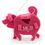 Custom Flying Pig on a Leash, 5.75" W x 7" H, Price/piece