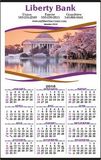 Full-Color Imprint Custom Year-In-View® Calendar, 22