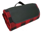 Custom Classic Buffalo Check Picnic Blanket - Red/Black, 50