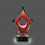 Custom Rialto Art Glass Award (14 1/2