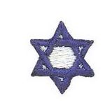 Custom International Collection Embroidered Applique - Star of David
