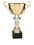 Custom Gold Plated Aluminum Cup Trophy w/ Solid Marble Base (10 3/4"), Price/piece