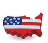Custom USA Map Stress Reliever Squeeze Toy
