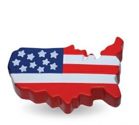 Custom USA Map Stress Reliever Squeeze Toy