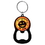 Custom 2 1/4" x 1 1/2" Express Vibraprint Bottle Opener Keychain, Price/piece