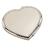 Custom Beaded Heart Compact Mirror, 2.5" L, Price/piece