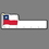 6" Ruler W/ Flag of Chile, Price/piece