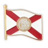 Blank Florida State Flag Pin