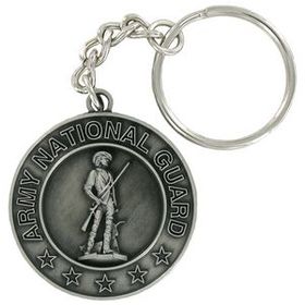 Army National Guard Pewter Key Chain