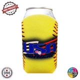 Custom Premium Full Color Dye Sublimation Collapsible Foam Softball Coolie, 1/8