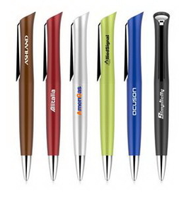Custom Colorful Series Plastic Ballpoint Pen, 5.55" L x 0.51" W