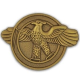 Blank U.S. Wwii Ruptured Duck Honorable Discharge Pin, 7/8