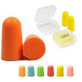 Custom Foam Earplugs In Box, 1 3/8" L x 1 3/8" W x 3/4" H