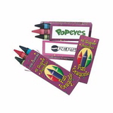 Custom Jumbo Size Crayons 3 Pack, 4