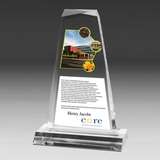 Custom Multi-Faceted Acrylic Award - Laser Engraved, 4