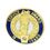 Blank Service Award Lapel Pin (15 Years of Service w/Swarovski Crystal), 3/4" Diameter, Price/piece