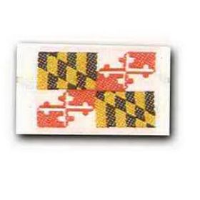 Custom Woven State Flag Applique - Maryland