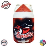Custom Premium Full Color Dye Sublimation Collapsible Foam Football Laces Out Coolie, 1/8
