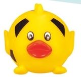 Custom Rubber Soccer Ball Shaped Duck Dog Toy