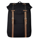 Custom Flap Drawstring Backpack, 11 3/4